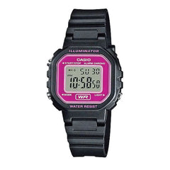 Casio Digital Watch Black Resin Sporty | LA-20WH-4ADF