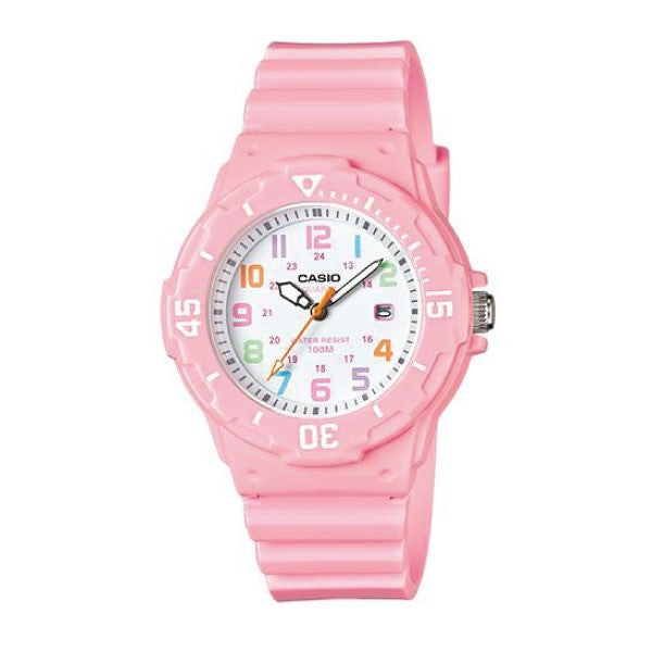 Casio LRW-200H-4B2VDF Analog Watch – Pink & White | LRW-200H-4B2VDF