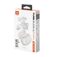 JBL Tune Buds 2 True Wireless Earbuds White | JBLTBUDS2WHT