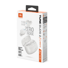 JBL Tune Buds 2 True Wireless Earbuds White | JBLTBUDS2WHT