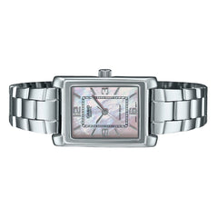 Casio Women 3H Watch - Silver / Pink | LTP-1234DS-4ADF