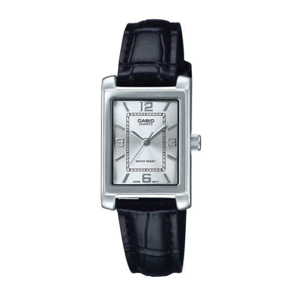 Casio Women 3H Watch - Silver / White / Black | LTP-1234LL-7ADF
