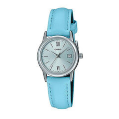 Casio 3H Women's Watch Blue Dial 25mm | LTP-V002L-2B3UDF