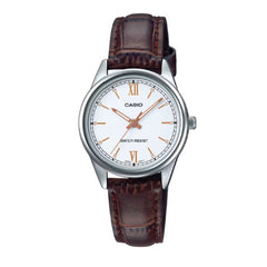 Casio Women 3-Hand Watch - Brown | LTP-V005L-7B3UDF
