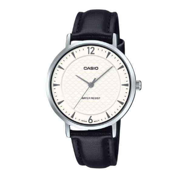 Casio Women 3-Hand Watch - Black / White | LTP-VT04L-7A2DF