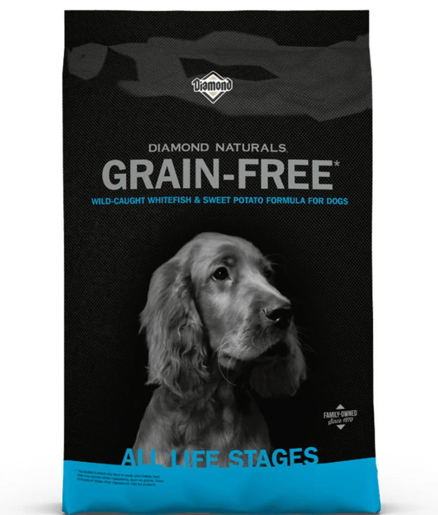 Diamond Naturals Grain Free Wild Caught Whitefish & Sweet Potato All Life Stages Dry Dog Food