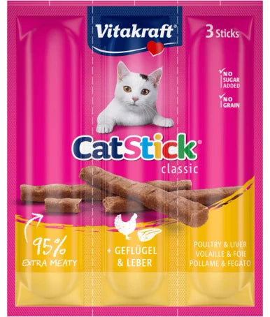 Vitakraft Cat-Stick Mini with Poultry & Liver 18g