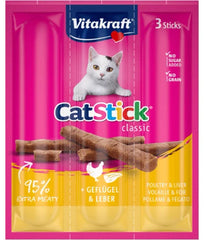 Vitakraft Cat-Stick Mini with Poultry & Liver 18g