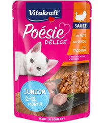 Vitakraft Poésie Délice Junior with Turkey in Gravy 85g | 35291