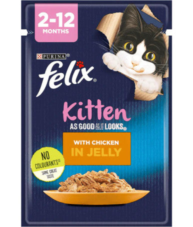 Felix Kitten As Good As It Looks Chicken Pouch 26×85g | 206504