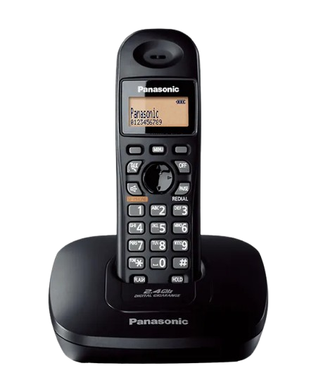 Panasonic Corded Phone - Black Orange And Red | KX-TG1311