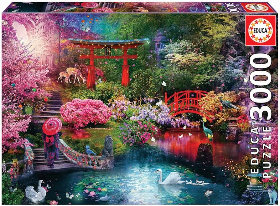 Educa 19282 - Japanese Fantasy Garden Puzzle (3000 Pieces) | 19282