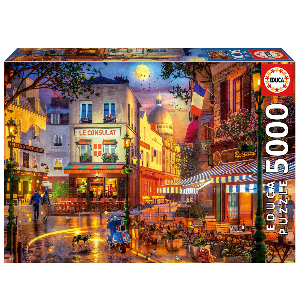 Educa 19950 - Paris Café at Night Puzzle (5000 Pieces) | 19950