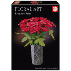 EDUCA Floral Art - Bouquet of Roses 3D Craft Kit | 20136