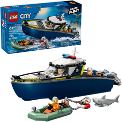 LEGO City Police Boat Chase - Building Set | 60456