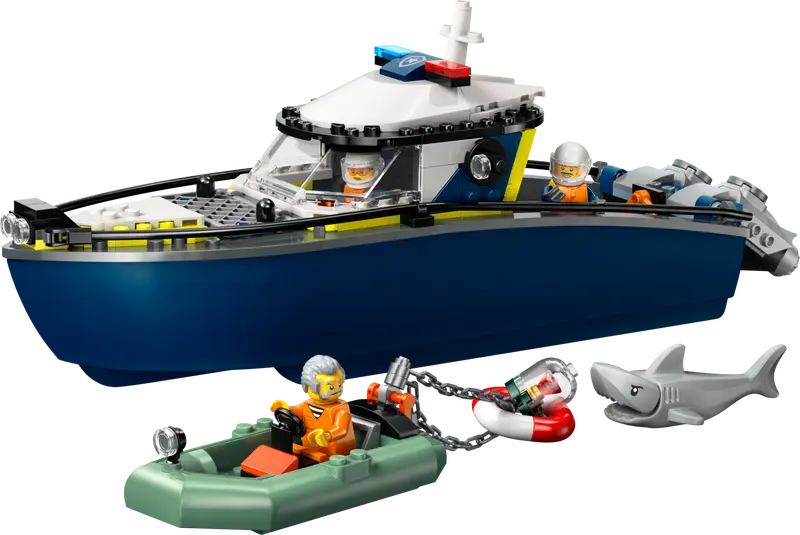 LEGO City Police Boat Chase - Building Set | 60456