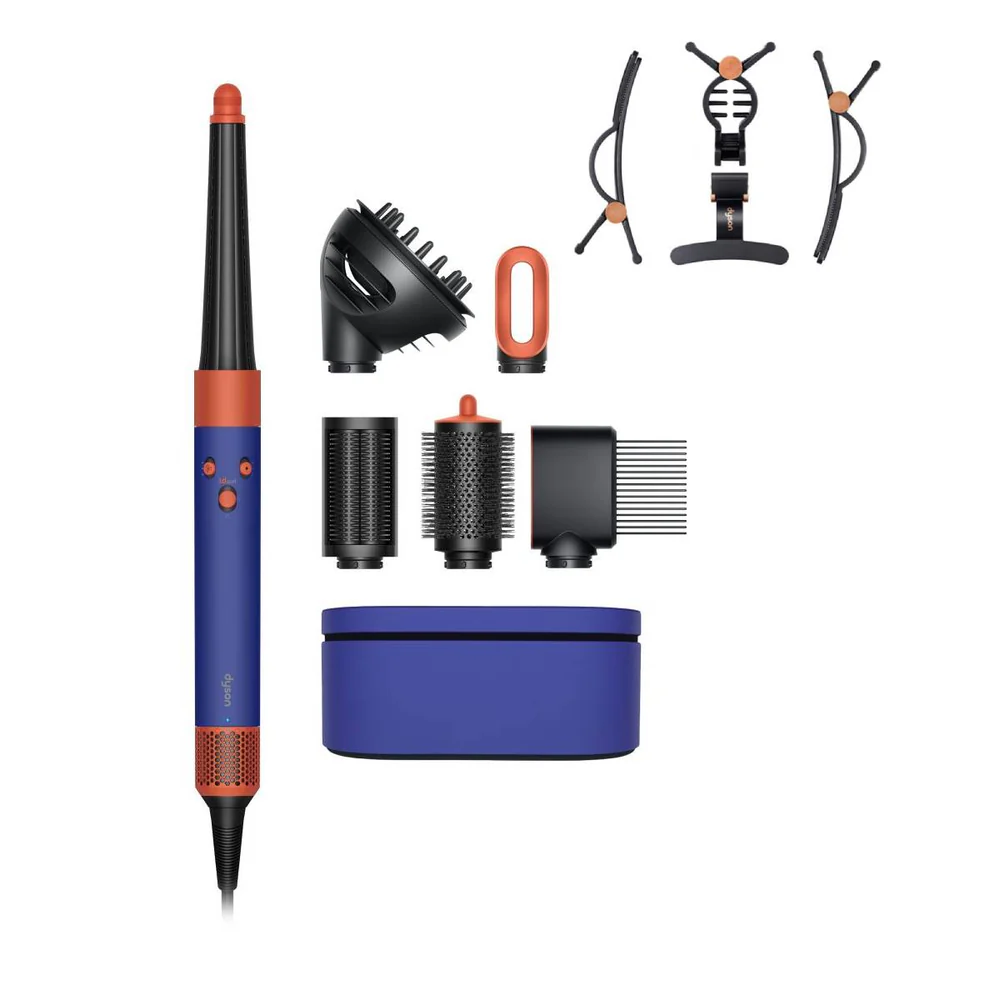 Dyson Airwrap i.d. Multi-Styler & Dryer - Curly + Coily - Vinca Blue / Topaz + FREE Dyson Hair Clips