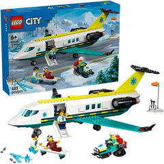 LEGO City Emergency Air Ambulance Airplane - Building Set | 60465