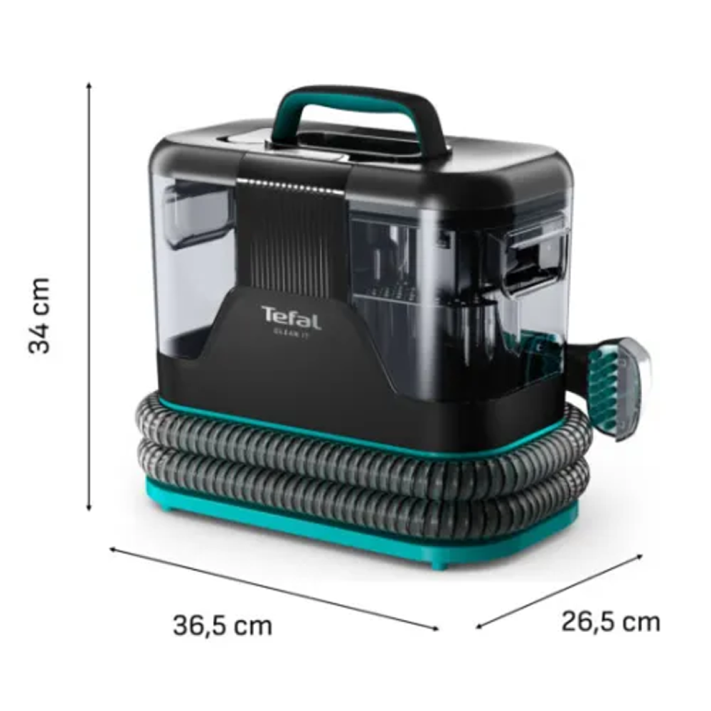 Tefal Clean It Spot Cleaner - 750 W Portable Carpet & Upholstery Cleaner | IZ5020M0