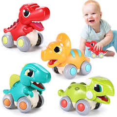 Hola Cool Run Dinosaurs - Friction Powered Push & Go Toy - Blue | HE7968/D