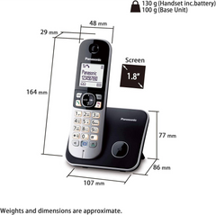 Panasonic Cordless Phone - Caller Id | KX-TG6811 US