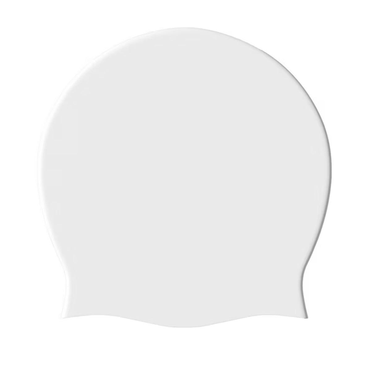 Silicone Swimming Cap - Silver Waterproof & Stretch Fit | 26006