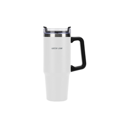 Green Lion Vacuum Travel Mug - White | GNVACTVMUGWH