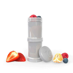 Twistshake Container 2x 100ml - Pastel Gray | TWI78308