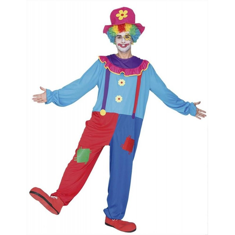 Clown Costume (Jumpsuit & Hat) | 099965