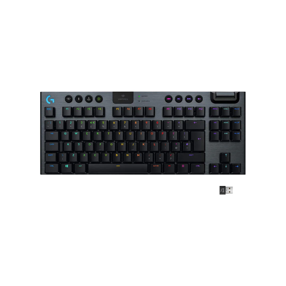 Logitech G915 TKL Tenkeyless Lightspeed Wireless RGB Mechanical Gaming Keyboard | 920-009495
