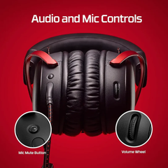 HyperX Cloud III S Wireless Gaming Headset  - Black/Red | A59Z0AA