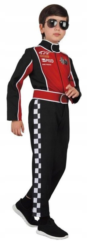 Racing Driver Costume (Jumpsuit, Belt) - Medium Size | 091432