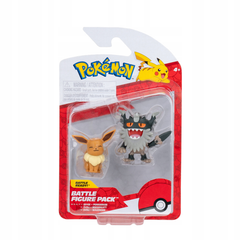 Pokemon Battle Figure Pack - Mauzinger & Evoli Official Detailed Figures 5 cm Each | PKW3577