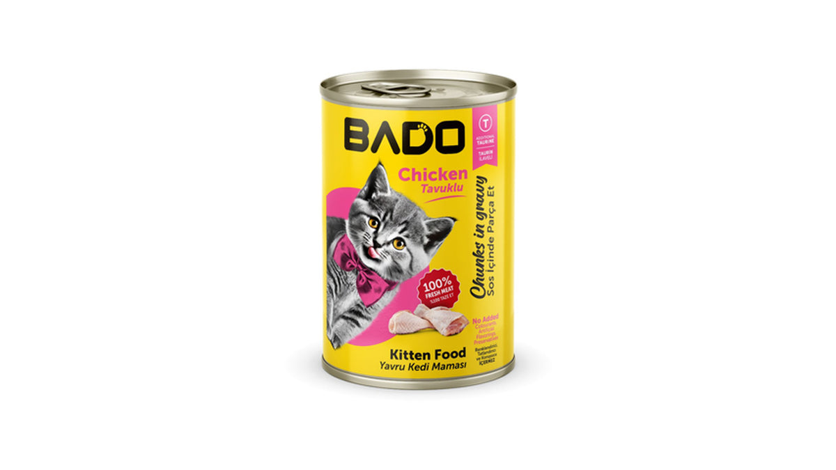 Bado Wet Kitten Cat Food Chicken 400 Gr | 9061287