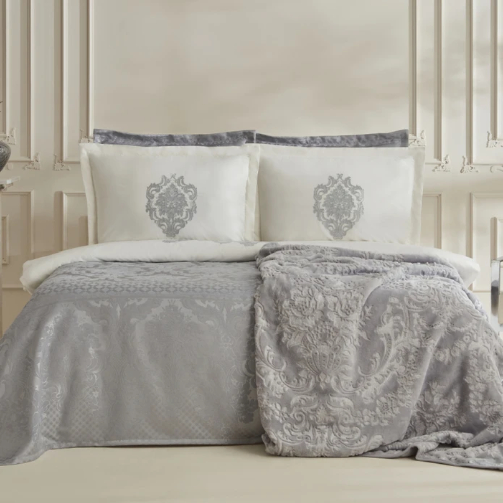 Karaca Home Tugba 8Pcs Private Dowry Set [Silver] | 200.22.11.0415