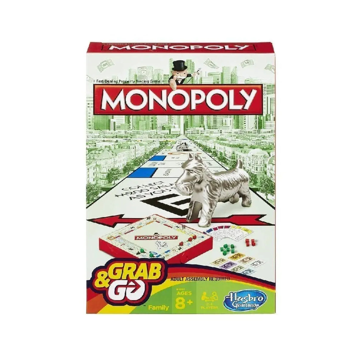 Hasbro - Monopoly Grab & Go Game | HBGMB1002