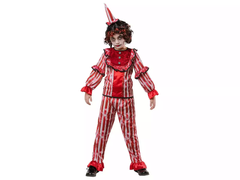Circus Nightmare Clown Costume (Top, Pant, Headpiece) - Small Size | 091998