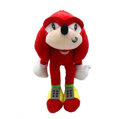 Knuckles the Echidna Plush Toy 25 cm - Soft Stuffed Figure, Red Character | 116