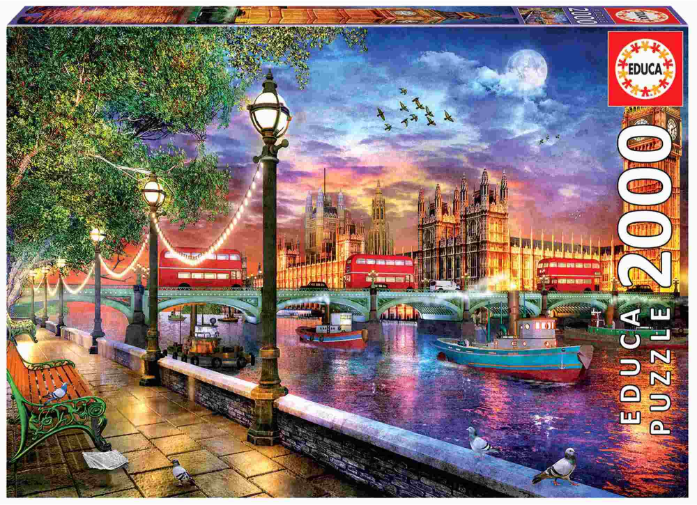 Educa London Night View 2000-Piece Puzzle | 19046