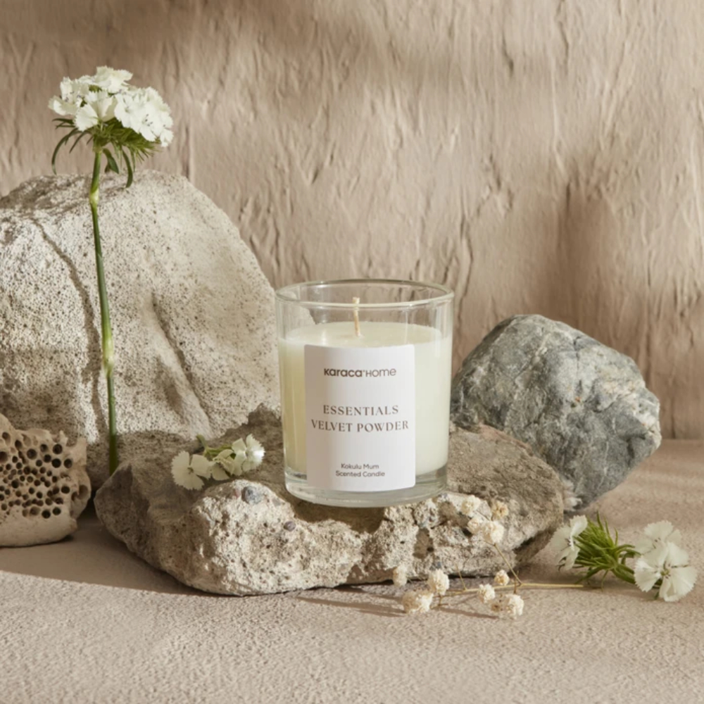 Karaca Home Essentials Velvet Powder Scented Candle | 8680214375778