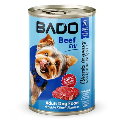 Bado Wet Adult Dog Food Beef 400 Gr | 9061270