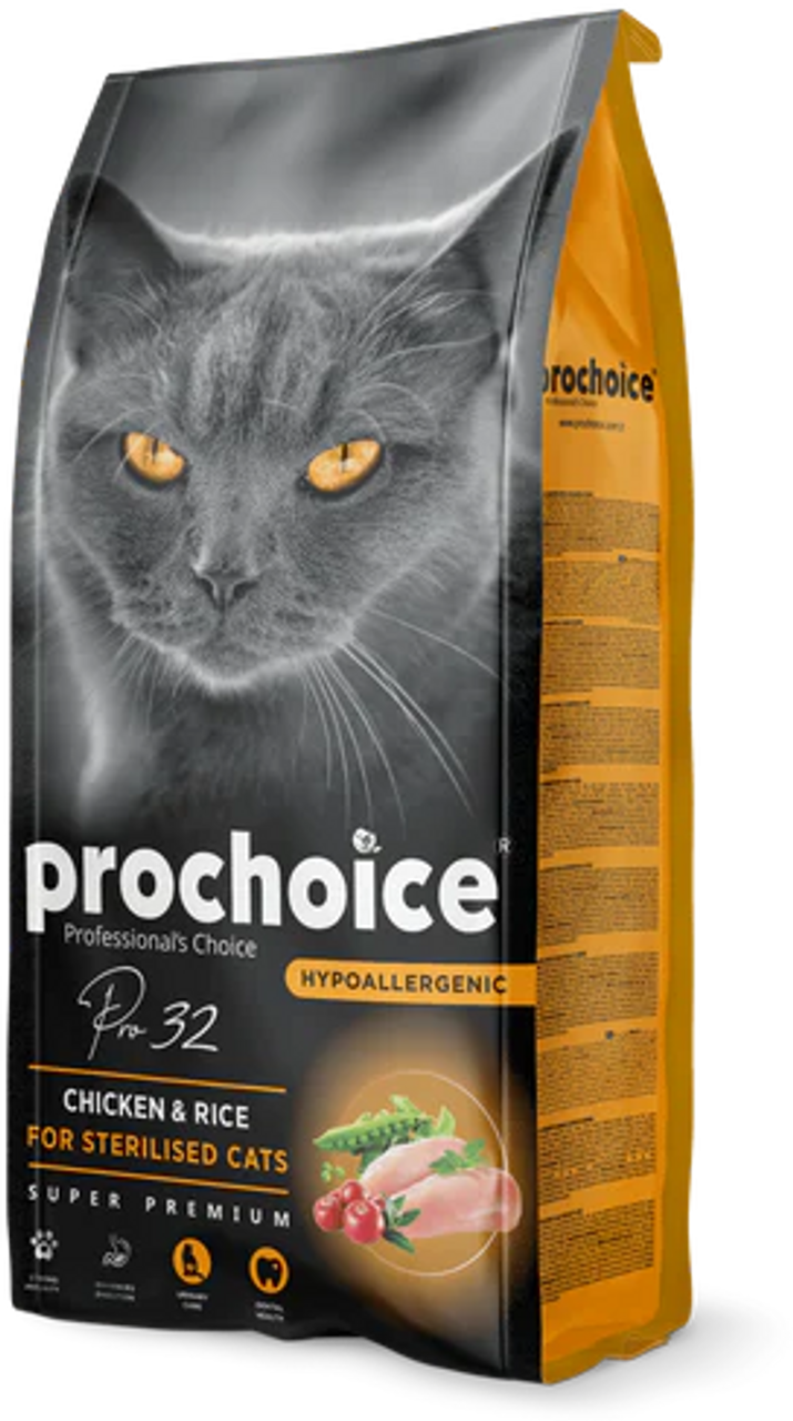Prochoice Cat Pro 32 Sterilized Chicken & Rice 2 Kg | P4601