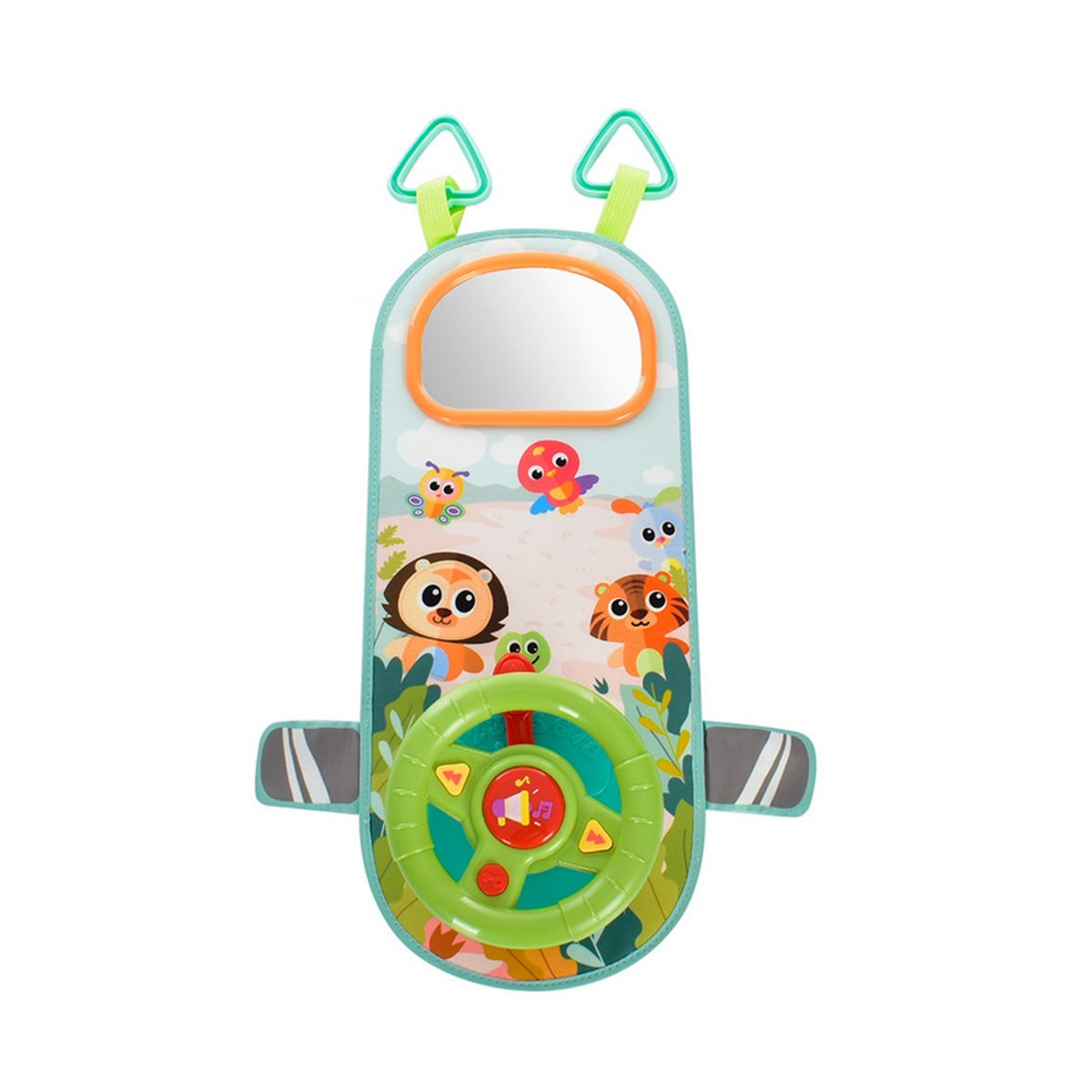 Hola Baby Car Steering Wheel Toy with Mirror | E993