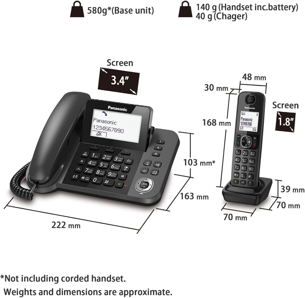 Panasonic Cordless Phone | KX-TGF310 US