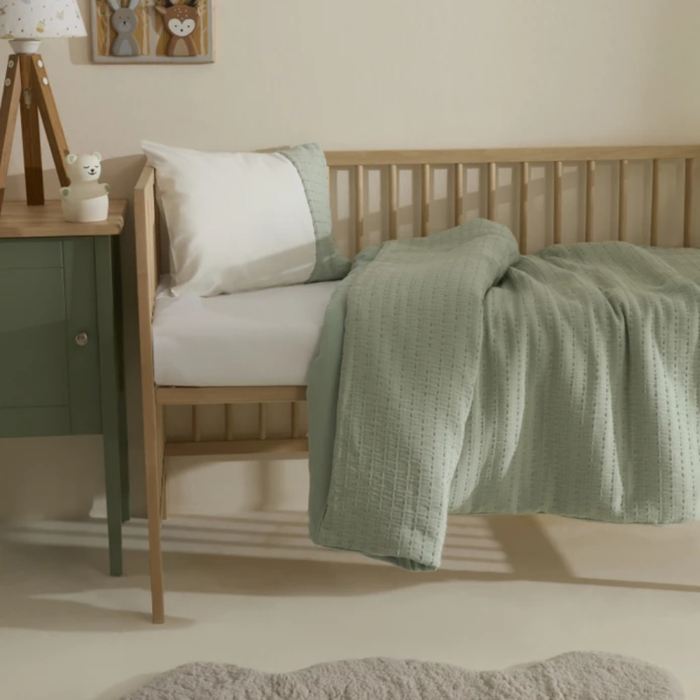 Karaca Home Baby Harper 100% Cotton Comfort Set Sage | 8680214393291