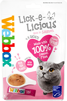 Lick e Licious - Salmon Fillet 4 × 20g | 864199