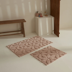 Karaca Home Berlin 2Pcs Bath Mat Powder | 8680214393956