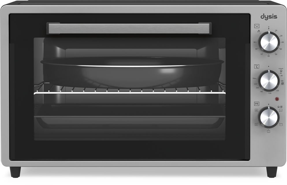 Dysis M6051R021X Electric Oven 60 L 2000W Grey | M6061R02IX