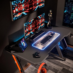 Homall Gaming Ergonomic Computer and Gaming Table Z Shaped for Pc | GD001