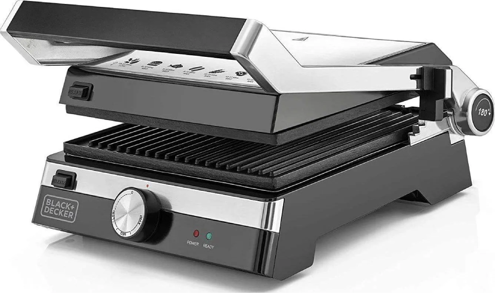 Black&amp;Decker Contact Grill 2000w Non Stick | CG2000-B5